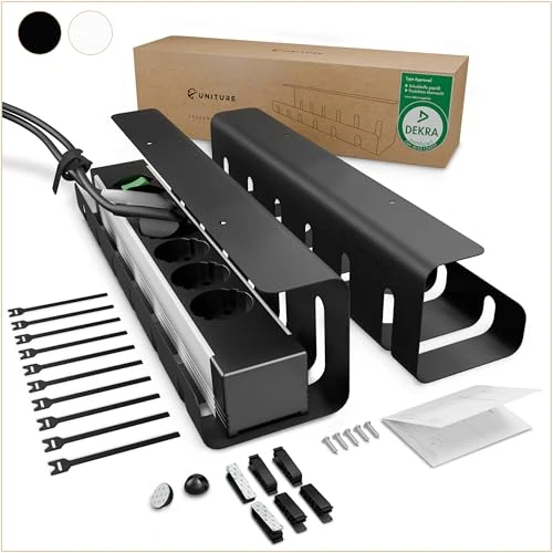 UNITURE Kabelorganisation · 2er Set - Schwarz
