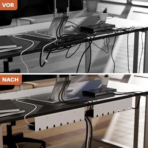 Zenacasa Kabelorganisation · 1er-Set · Weiß