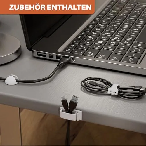Zenacasa Kabelorganisation · 1er-Set · Weiß