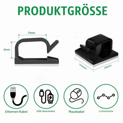 Winsall Kabelorganisation · 30 Stück-schwarz