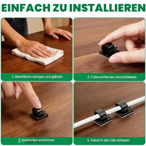 Winsall Kabelorganisation · 30 Stück-schwarz