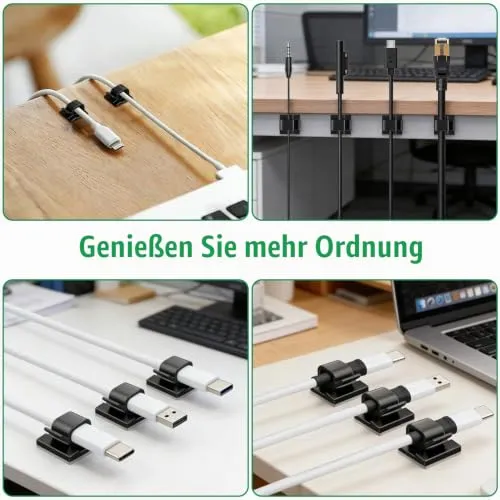 Winsall Kabelorganisation · 30 Stück-schwarz