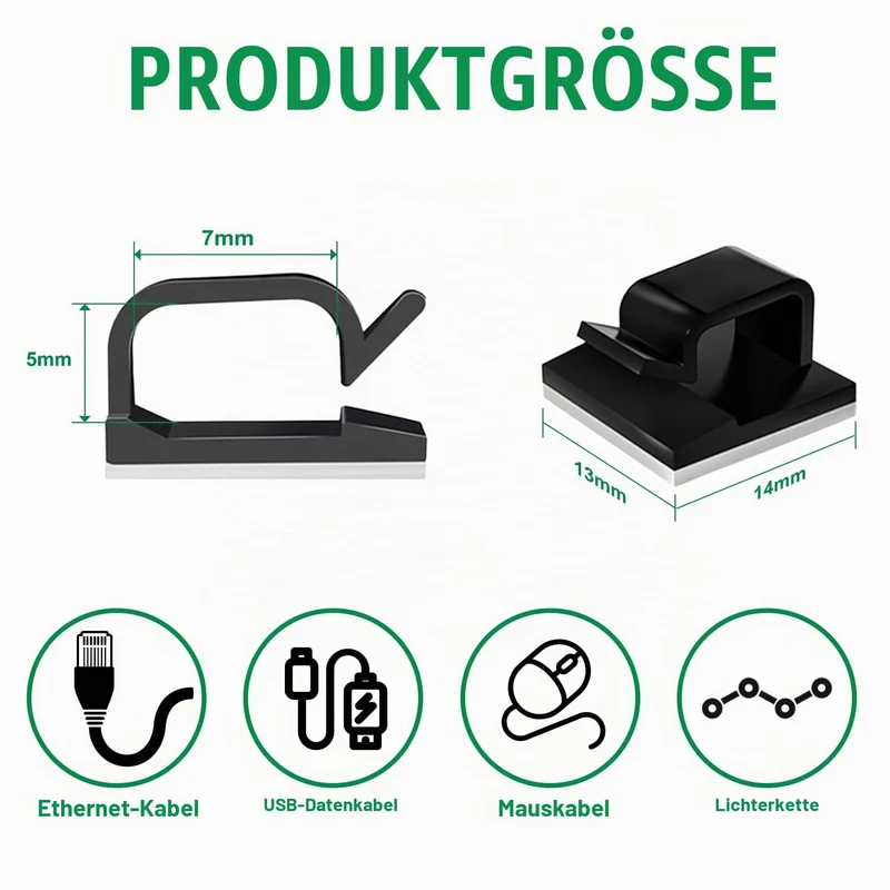 Winsall Kabelorganisation · 30 Stück-schwarz