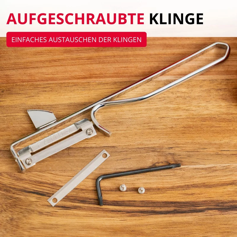 Westmark Sparschäler Famos – mit geschärftem Ausstecher, Made in Germany