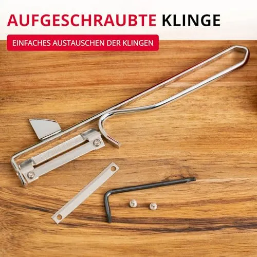 Westmark Sparschäler Famos – mit geschärftem Ausstecher, Made in Germany