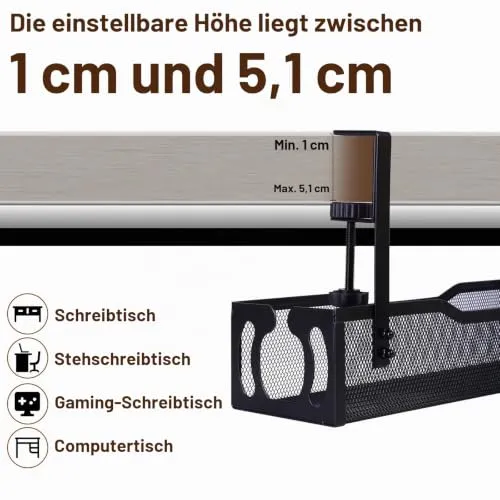 AFAMITOO Kabelorganisation · Schwarz