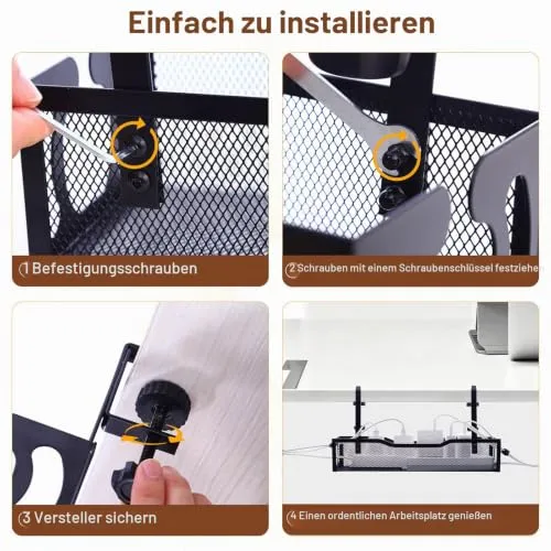 AFAMITOO Kabelorganisation · Schwarz