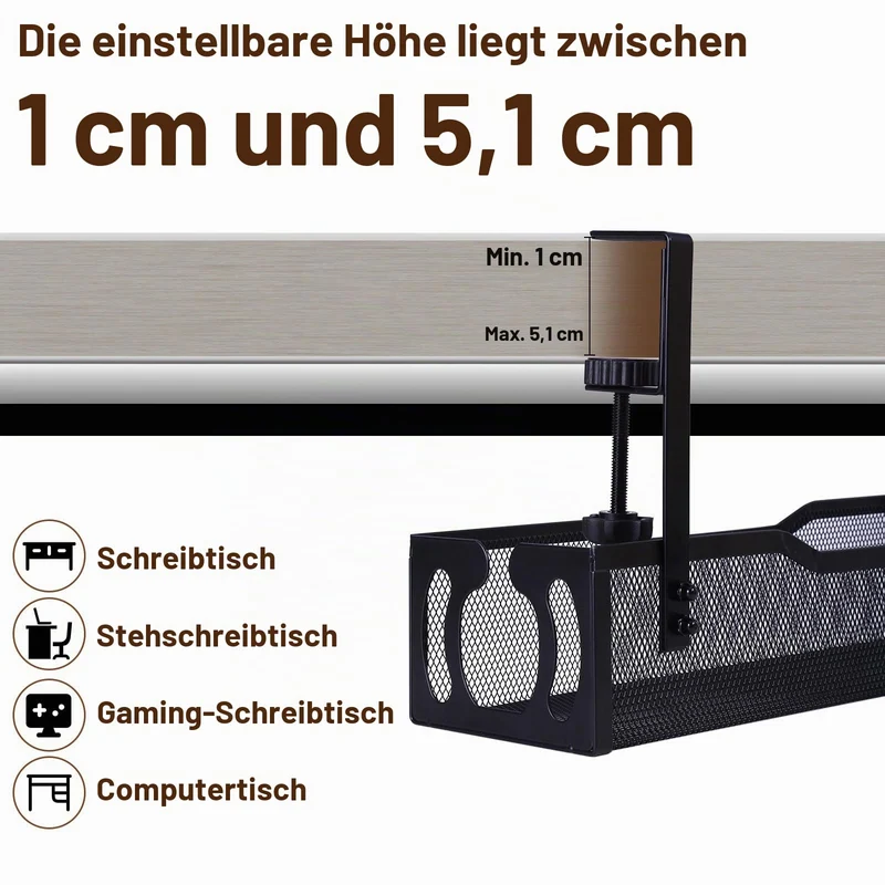 AFAMITOO Kabelorganisation · Schwarz