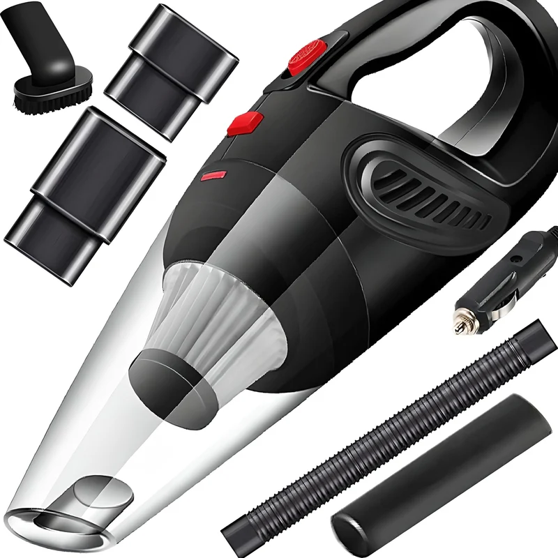 Retoo Handstaubsauger fürs Auto, 120 W, 4200 Pa, HEPA, 4,8 m Kabel