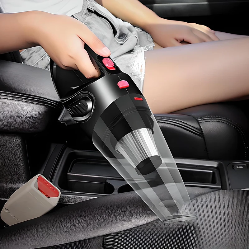 Retoo Handstaubsauger fürs Auto, 120 W, 4200 Pa, HEPA, 4,8 m Kabel