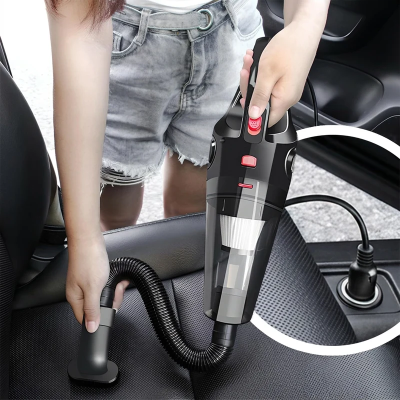 Retoo Handstaubsauger fürs Auto, 120 W, 4200 Pa, HEPA, 4,8 m Kabel