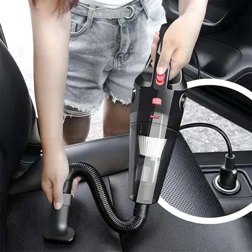 Retoo Handstaubsauger fürs Auto, 120 W, 4200 Pa, HEPA, 4,8 m Kabel