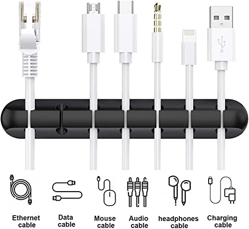 SOULWIT® Kabelhalter Kabelclips, [3 Stück] kabelmanagement Selbstklebend Kabel Organizer Vielzwecke Kabelführung Set für Schreibtisch Computer PC, USB Ladekabel, ZuhauseBüro
