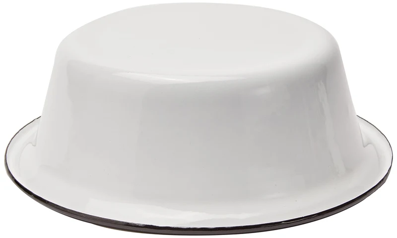 Krüger Schüssel Weiss, 24 cm, Weiß-schwarz