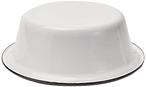 Krüger Schüssel Weiss, 24 cm, Weiß-schwarz