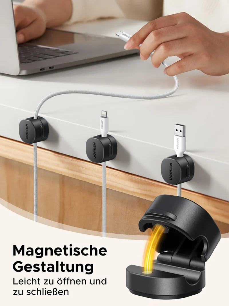 UGREEN Kabelorganisation · schwarz