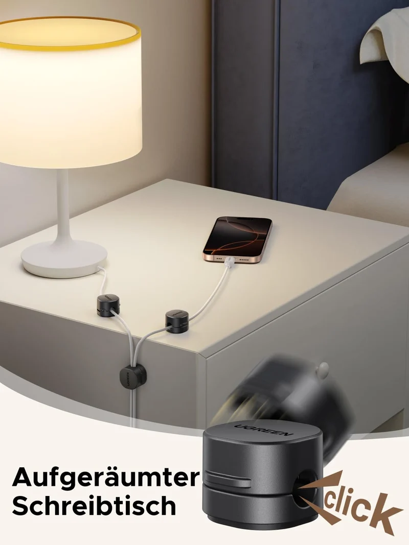 UGREEN Kabelorganisation · schwarz
