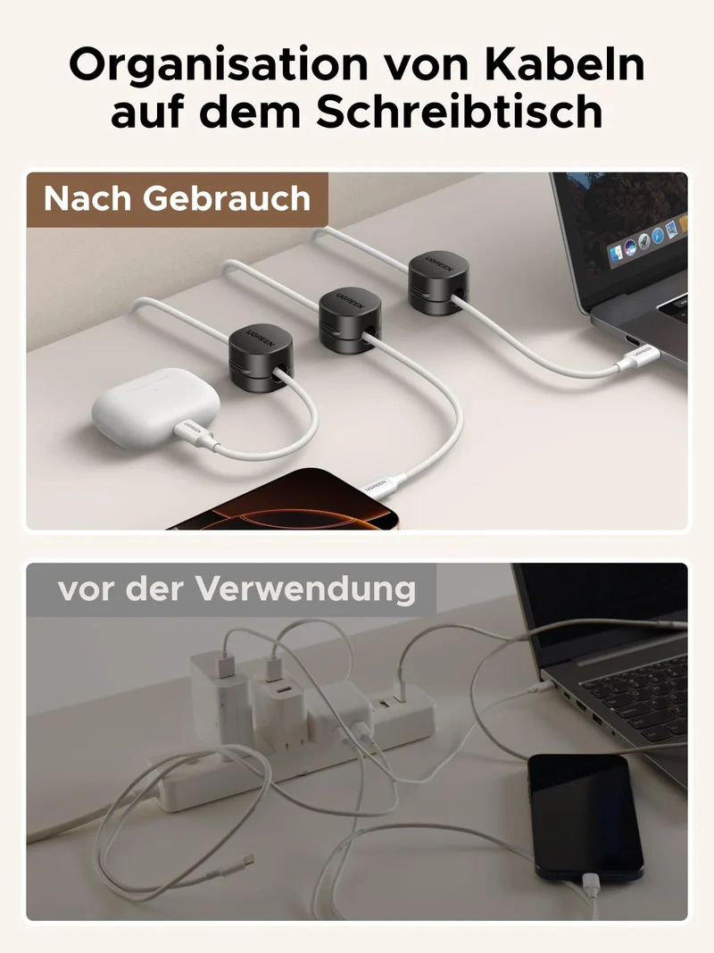UGREEN Kabelorganisation · schwarz