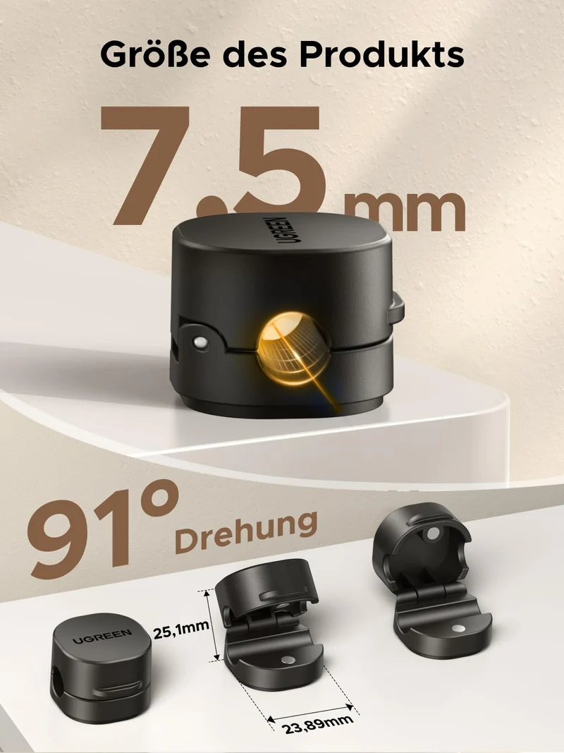 UGREEN Kabelorganisation · schwarz
