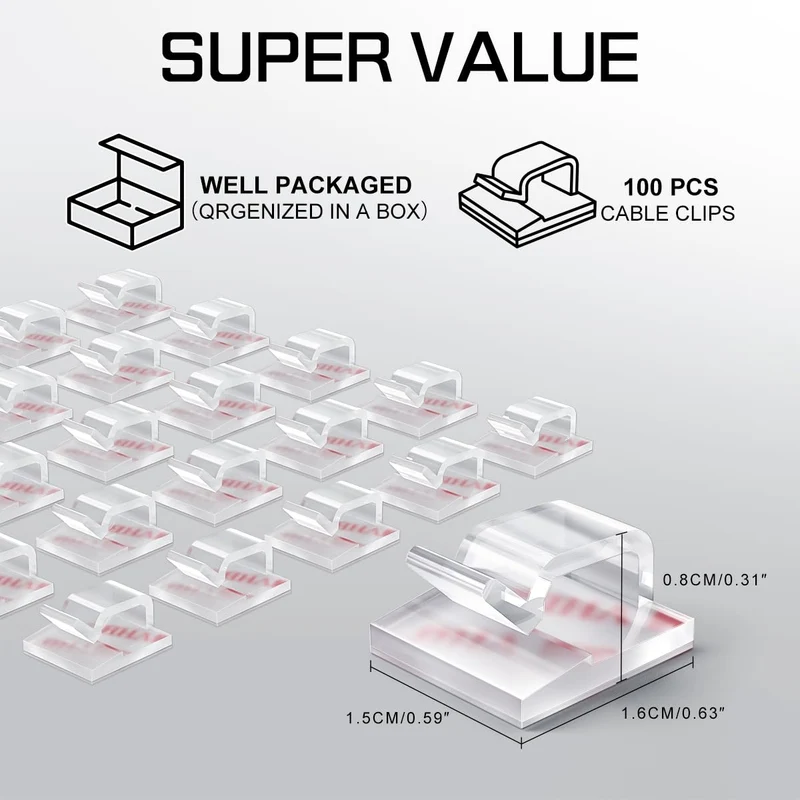 KGROTE Kabelorganisation · 16L x 15B Millimeter · Transparent