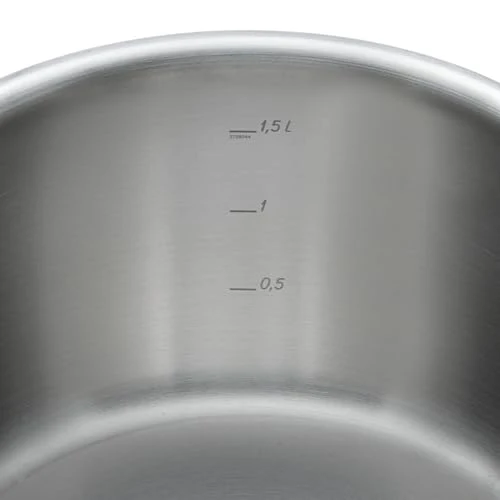 WMF Function 4 Gemüse- Suppentopf Induktion 24cm, Glasdeckel, Kochtopf groß 8,8l, Cromargan Edelstahl poliert, 4 Abgießfunktionen, Innenskalierung, Nudeltopf rot