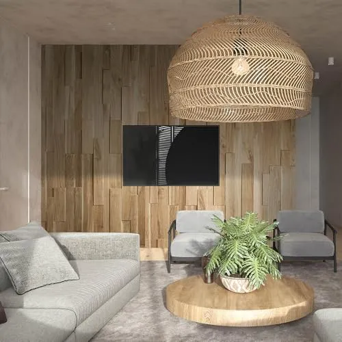 Eiche 3D Wandpaneele, Wandverkleidung OZO