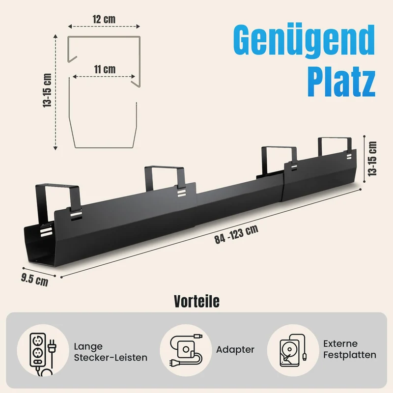 2GOODz Kabelorganisation · Schwarz