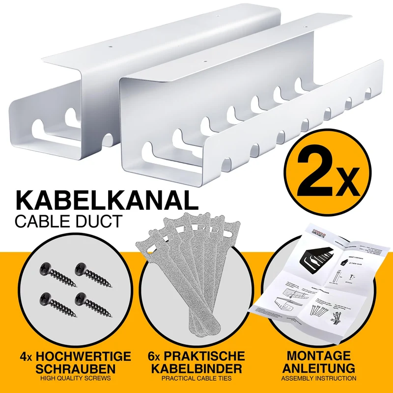 GOODS+GADGETS Kabelorganisation · 1 Stück · Weiß