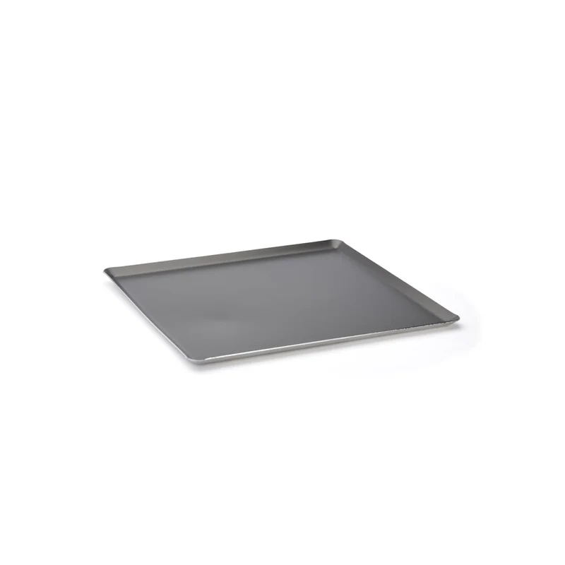 de Buyer - rechteckiges Backblech CHOC aus Aluminium mit Antihaftbeschichtung Choc 5 -35x32 cm - GN 2/3 - 8161.35, Schwarz