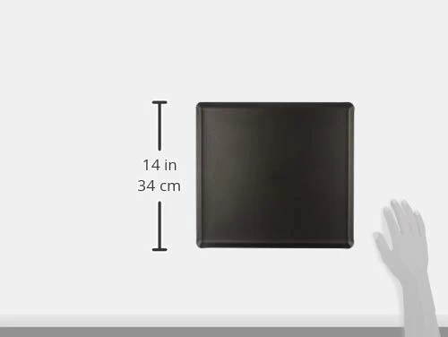 de Buyer - rechteckiges Backblech CHOC aus Aluminium mit Antihaftbeschichtung Choc 5 -35x32 cm - GN 2/3 - 8161.35, Schwarz