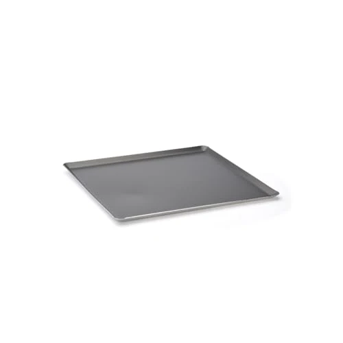 de Buyer - rechteckiges Backblech CHOC aus Aluminium mit Antihaftbeschichtung Choc 5 -35x32 cm - GN 2/3 - 8161.35, Schwarz