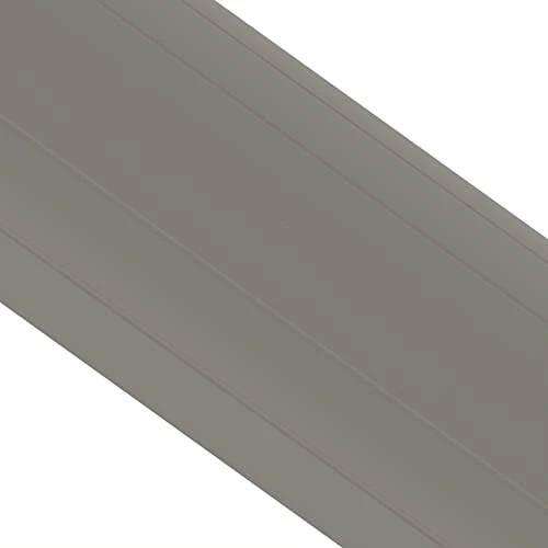 Habengut CC10020 Fußboden-Kabelführung aus PVC Grau, halbrunde Kabelbrücke für bis zu 3,Kabel / Breite Breite 7,5 cm, Länge 1 m