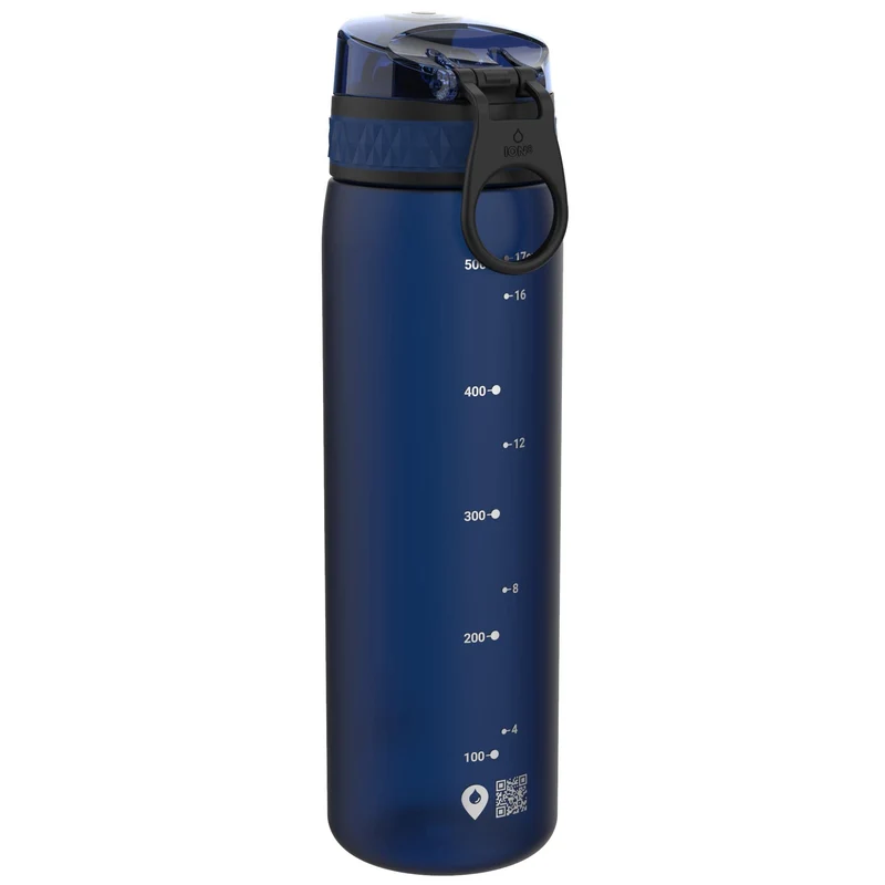 ION8 Trinkflasche, Auslaufsicher, Einhandöffnung, Sichere Verriegelung, Spülmaschinenfest, BPA-frei, Tragegriff, Klappdeckel, Leicht zu Reinigen, Klimaneutral, Zartrosa