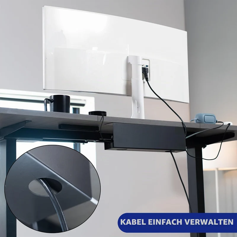 VIVO Kabelorganisation · Schwarz