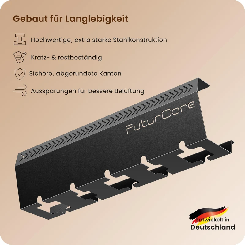 FuturCore Kabelorganisation · Schwarz