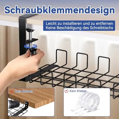 HOMMAND Kabelorganisation · Schwarz