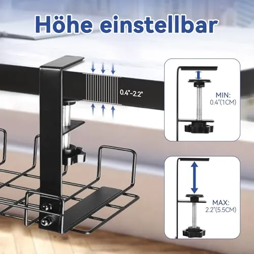 HOMMAND Kabelorganisation · Schwarz