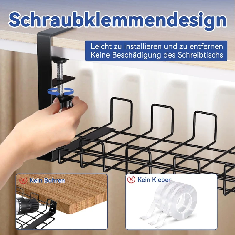 HOMMAND Kabelorganisation · Schwarz