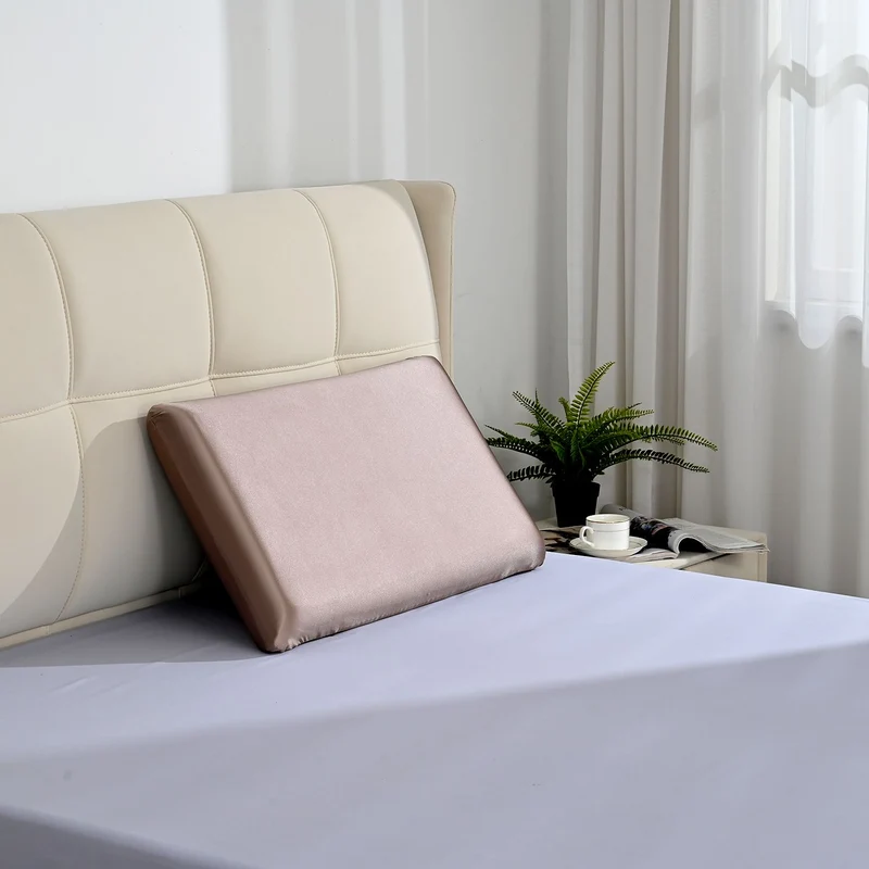 Serenity Night Kopfkissen aus Memory-Schaum mit kühlendem Bezug, ideal für heiße Schläfer, 70x40x10 cm, Braun
