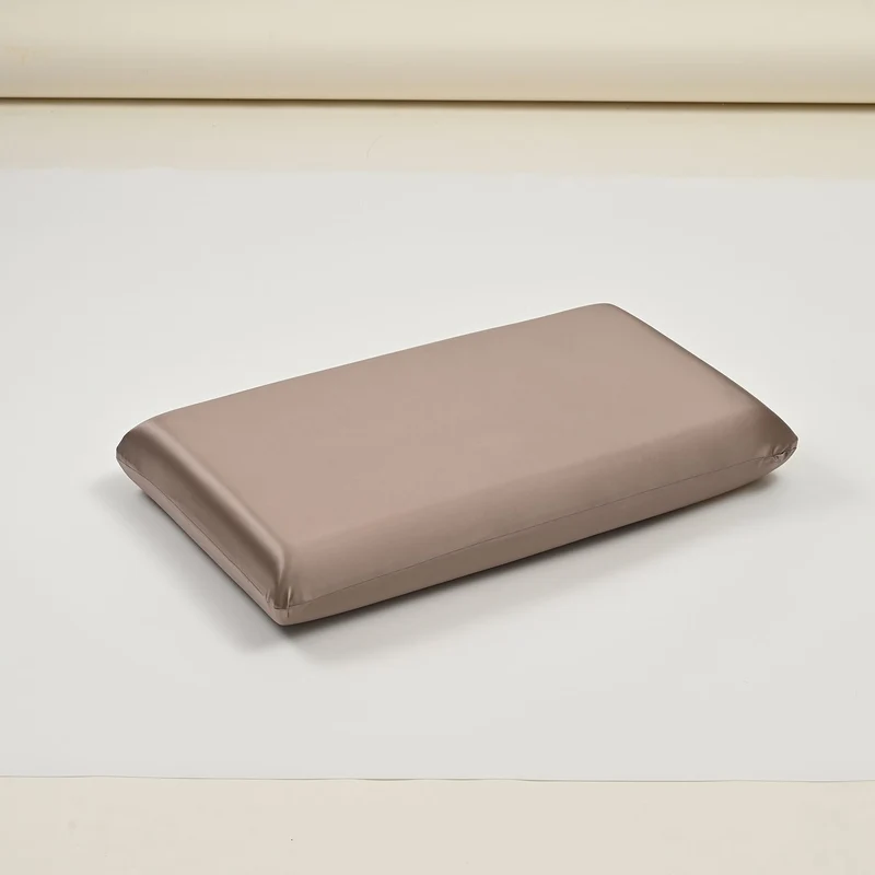 Serenity Night Kopfkissen aus Memory-Schaum mit kühlendem Bezug, ideal für heiße Schläfer, 70x40x10 cm, Braun