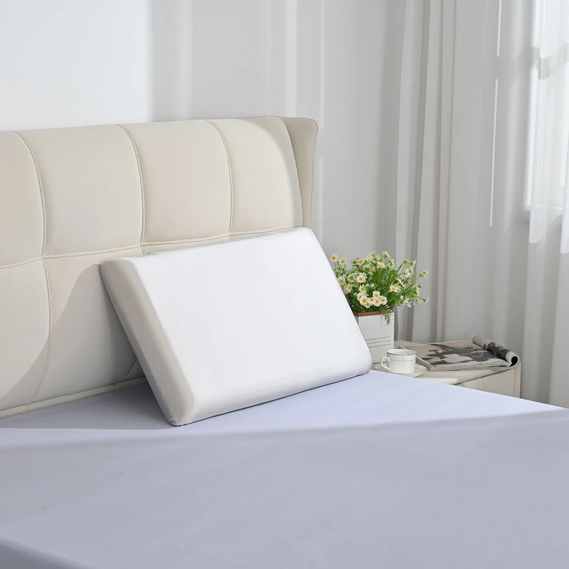 Serenity Night Kopfkissen aus Memory-Schaum mit kühlendem Bezug, ideal für heiße Schläfer, 70x40x10 cm, Braun