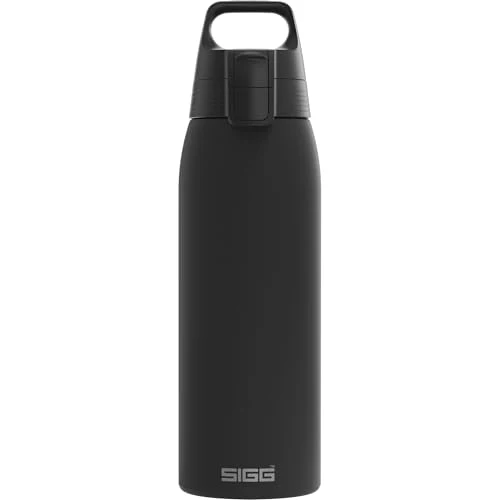 Sigg - Edelstahl Trinkflasche - Shield ONE - Einwandig & Federleicht - Für kohlensäurehaltige Getränke geeignet - Auslaufsicher - BPA-frei - Outdoor & Fitness - 750 ml / 1 L / 1,5 L