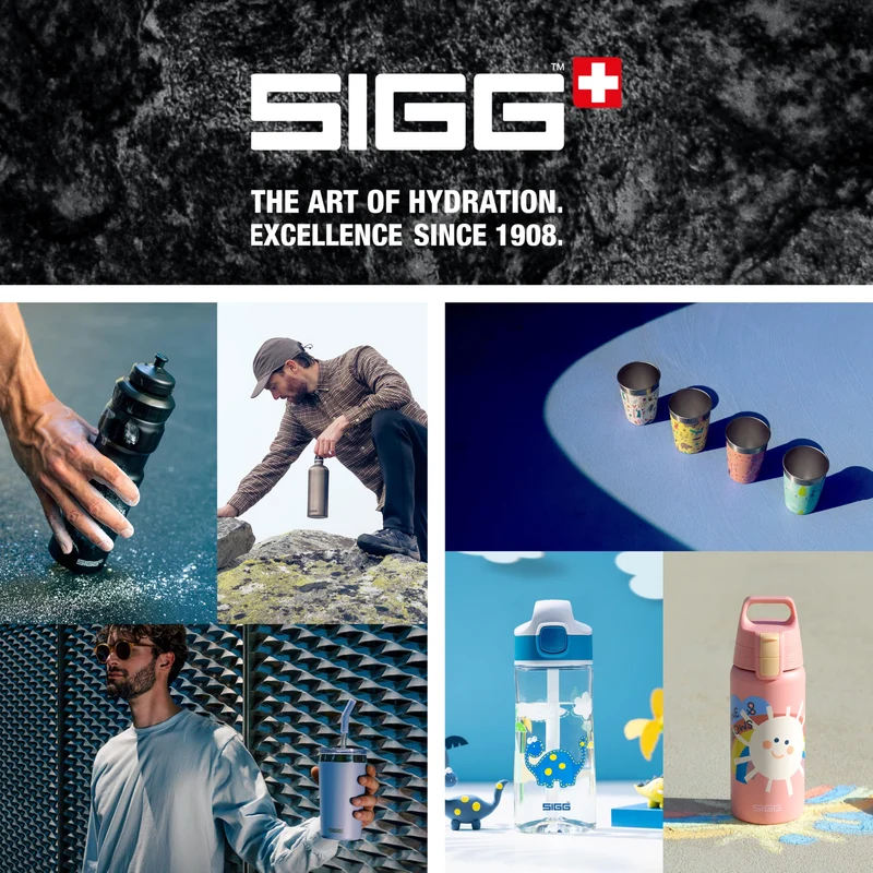 Sigg - Edelstahl Trinkflasche - Shield ONE - Einwandig & Federleicht - Für kohlensäurehaltige Getränke geeignet - Auslaufsicher - BPA-frei - Outdoor & Fitness - 750 ml / 1 L / 1,5 L