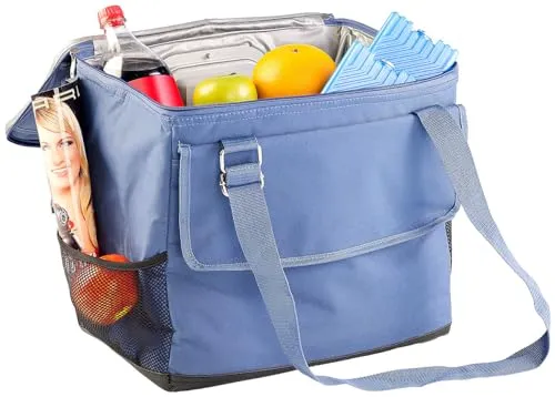 Xcase Kühltasche 12V: Elektrische 12-V-Thermo-Kühltasche fürs Auto, 35 l (Elektrische faltbar, Autokühltasche, Kfz)