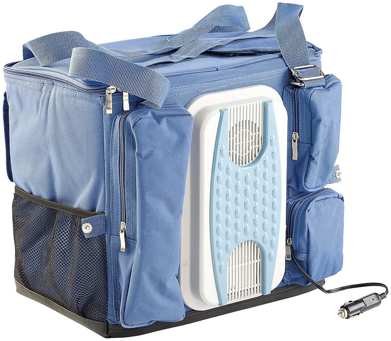 Xcase Kühltasche 12V: Elektrische 12-V-Thermo-Kühltasche fürs Auto, 35 l (Elektrische faltbar, Autokühltasche, Kfz)