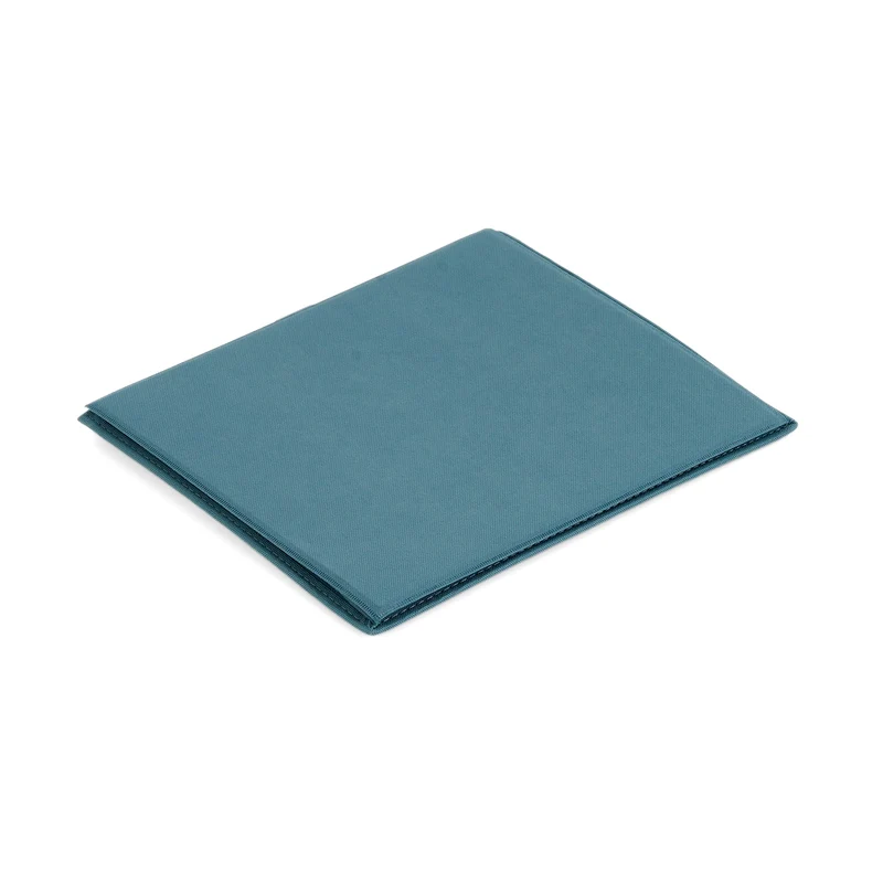 LIVMORE Aufbewahrungsbox aus Vliesstoff und Karton mit Deckel, 35x30x20cm, Blau