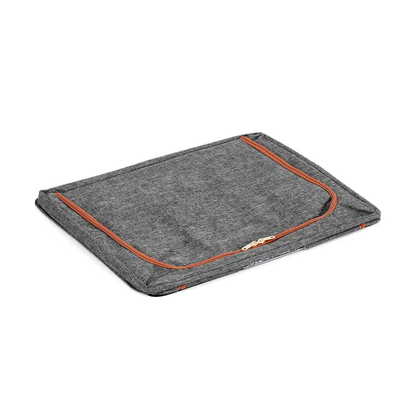 LIVMORE Kleiderschrank-Aufbewahrungsbox, PVC-Netzgewebe, Stahldraht, 50x40x33cm, Durchsichtig