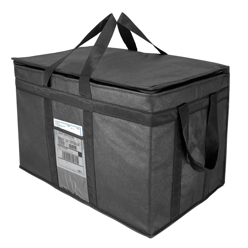 XXXL-Larger isolierte Kühltaschen mit Reißverschluss, Wiederverwendbare Einkaufstaschen halten Lebensmittel heiß oder kalt, ideal für Catering, Lebensmitteltransport