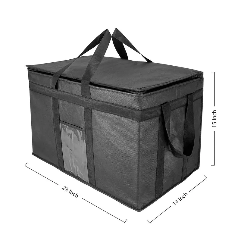 XXXL-Larger isolierte Kühltaschen mit Reißverschluss, Wiederverwendbare Einkaufstaschen halten Lebensmittel heiß oder kalt, ideal für Catering, Lebensmitteltransport