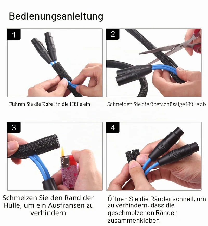 Alex Tech Kabelorganisation · 13L x 3B Millimeter · Schwarz